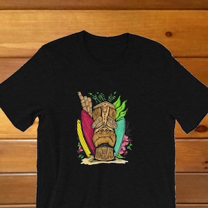 Tiki Tiki Tee,    kustom kulture, lowbrow, hot rod, hawaii, samoa, rat rod , tiki bar