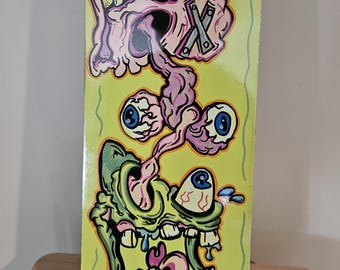 Weirdo Kustom Kulture Lowbrow Monster Sign