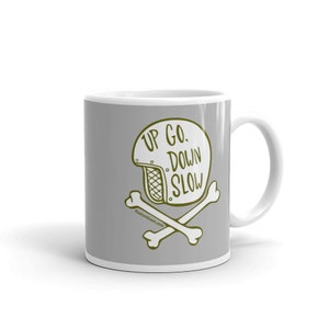 Up Go Down Slow Mug, motocicleta, motorista, piloto, harley davidson, yamaha, honda