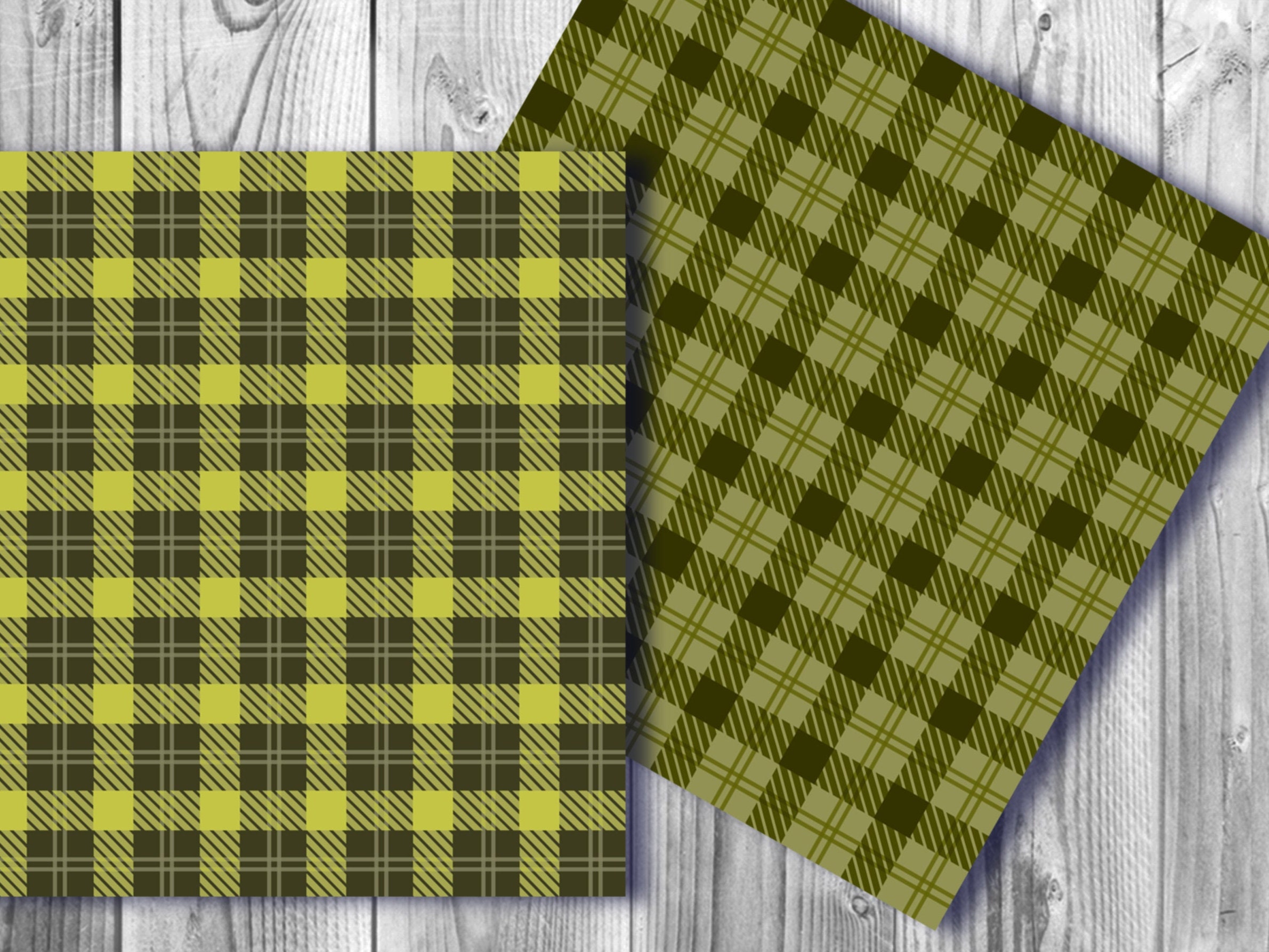 Green Fall Pattern Green Plaid Pattern Digital Paper, Fall Autumn Design (JPEG 12x12) - Etsy