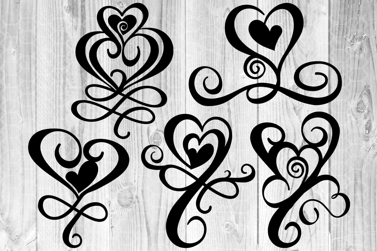 Valentine Hearts SVG Silhouette Swirl Love Heart Shape Design Etsy valentine-hearts-svg-silhouette-swirl-love-heart-shape-design-etsy