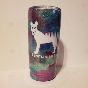 Tasmanian Tiger Glitter Tumber/coffee mug/ travel mug