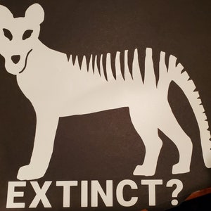 Tazi Tiger Extinct? Sticker