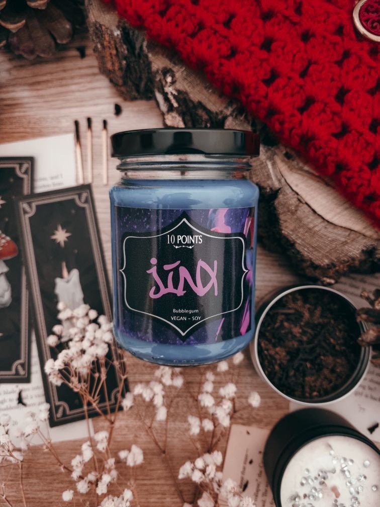Feysand A Court of Thorns and Roses Inspired Soy Candle Scent Notes:  Japanese Cherry Blossom N Vanilla 
