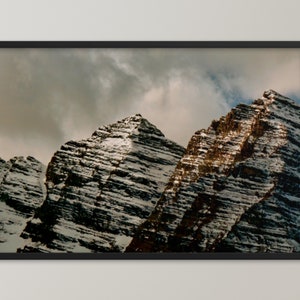 Maroon Bells Framed Print, Colorado Landscape Photo, Maroon Bells Wall Art, Landscape Photography Print, Colorado Wall Decor