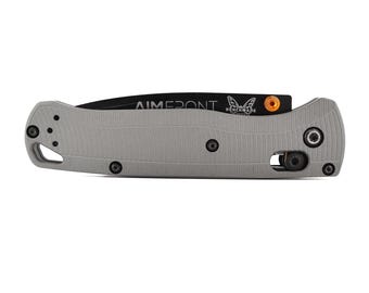 Benchmade Bugout 535 Aluminum Scales - Stone Gray Anodized