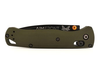 Benchmade Bugout Scale — Olive Drab Anodize - Flow Path