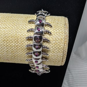 Centipede bracelet, centipede, insect bracelet, insect jewelry, bug jewelry, centipede bangle, valentines gift, centipede vertebrae