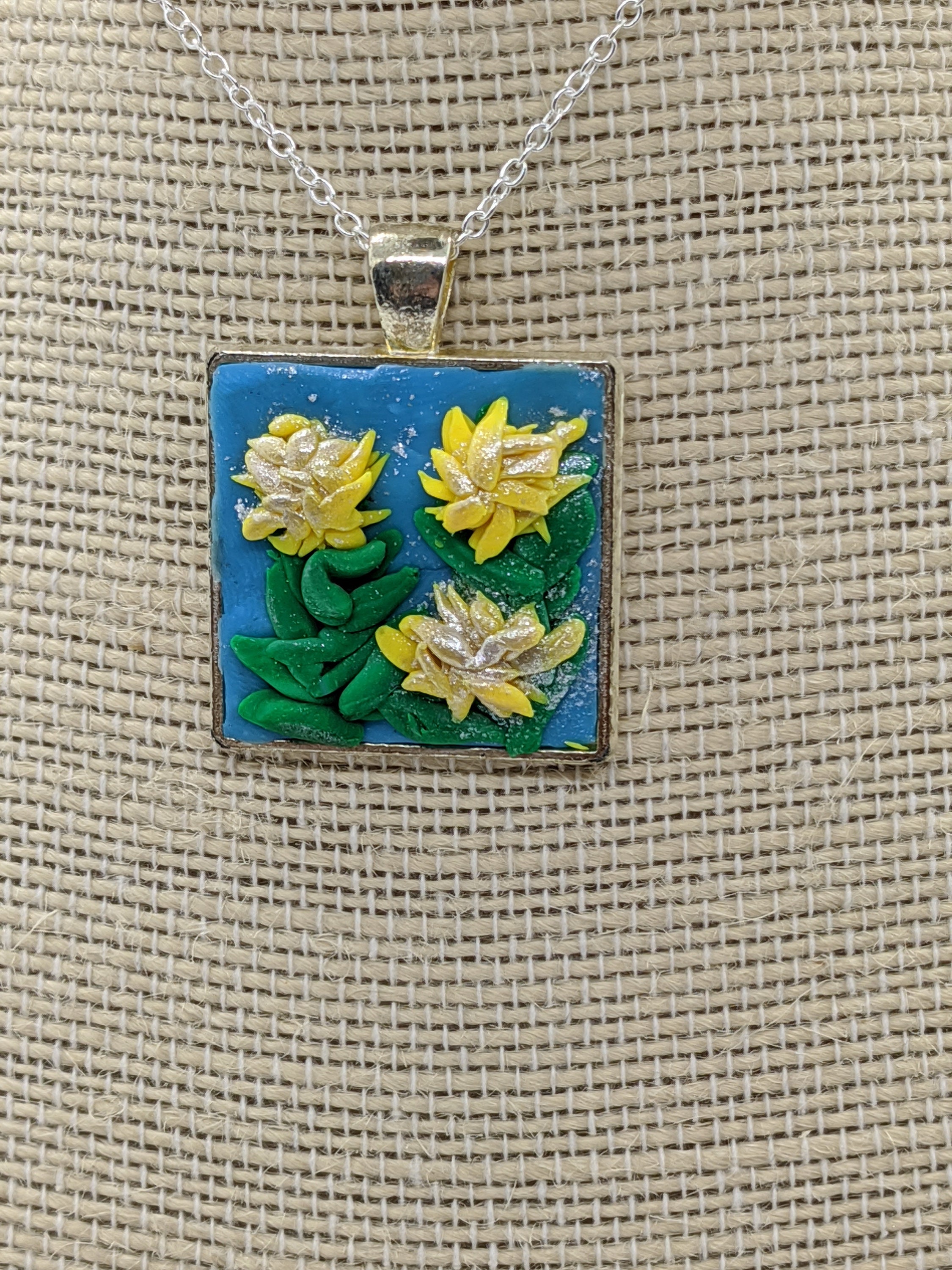 Dandelion Pendant, Dandelion Necklace, Charm, Dandelion, Flower Floral Christmas Gifts