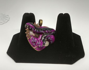 octopus necklace, cephalopod necklace, squid necklace, Kraken necklace
