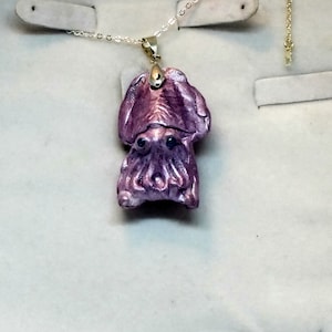 Cuttlefish Pendant, cephalopod pendant, squid pendant, octopus pendant