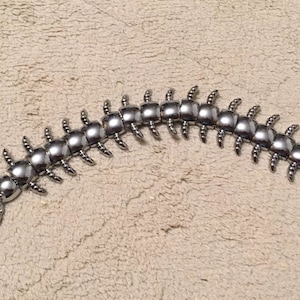 Centipede bracelet, centipede, insect bracelet, insect jewelry, bug jewelry, centipede bangle, Christmas, centipede vertebrae, stocking