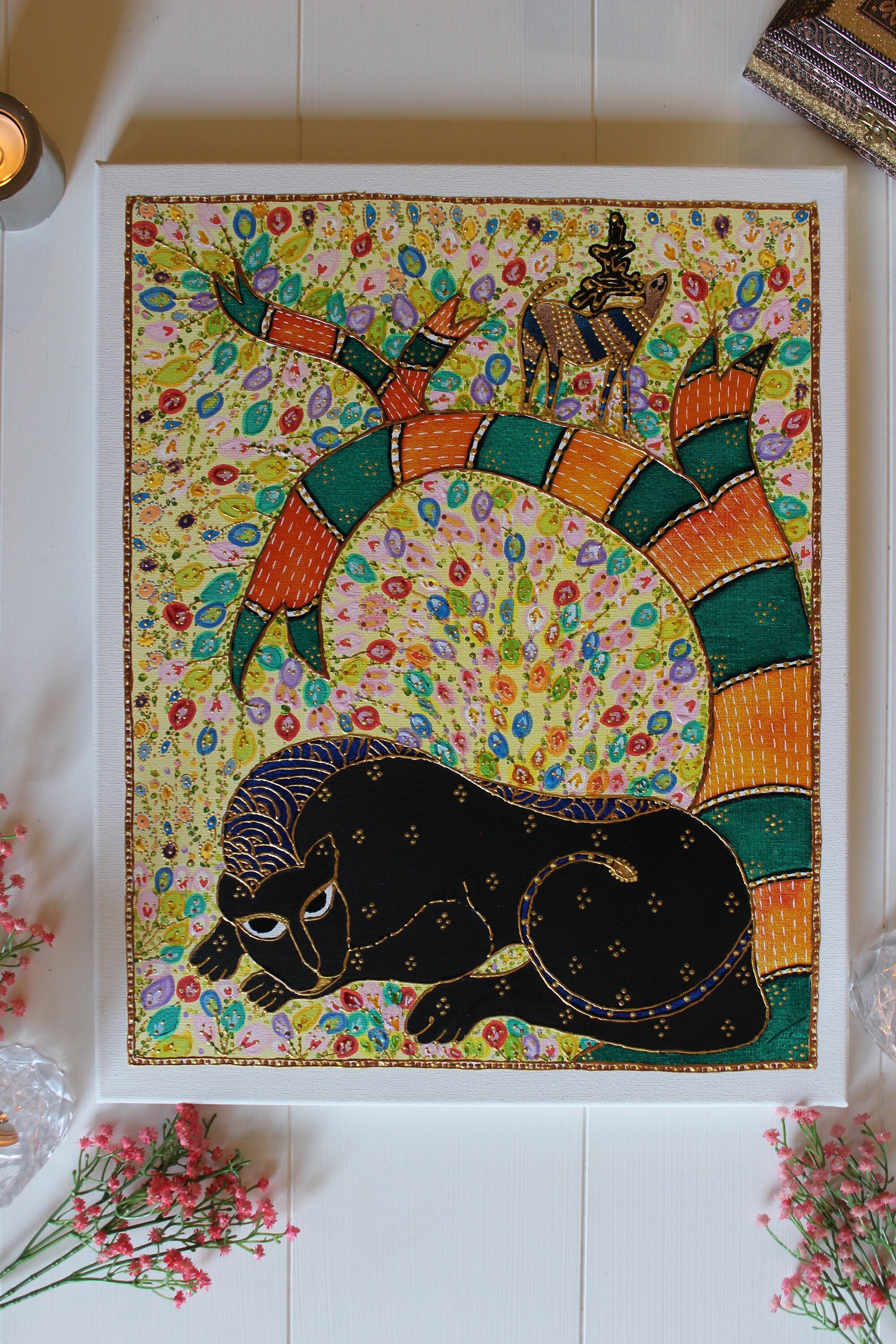 Gondi Art Die bezaubernden Wälder Indiens Etsy.de