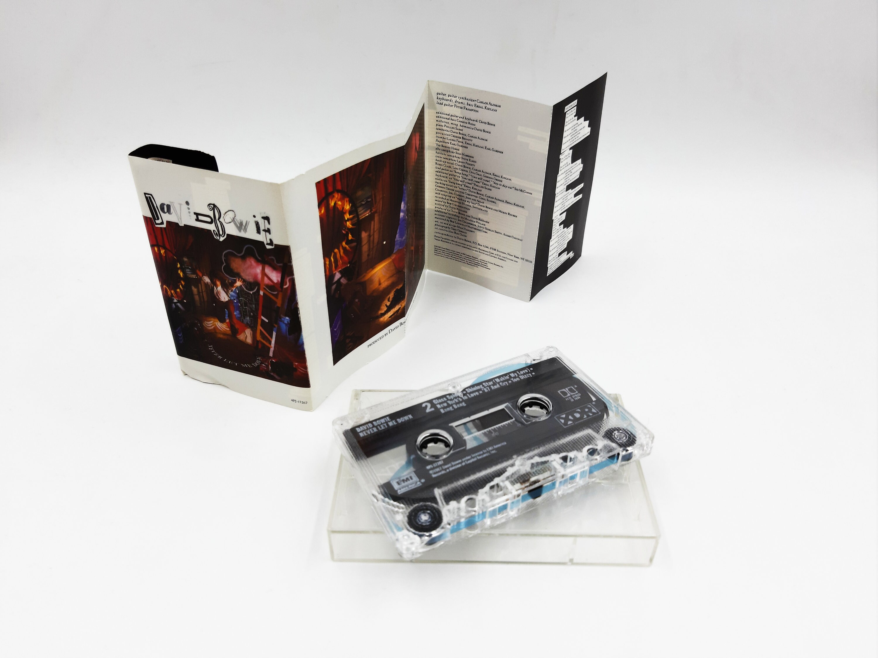 David Bowie - Never Let Me Down(cassette)- 1987/ VG/ EMI 4PJ