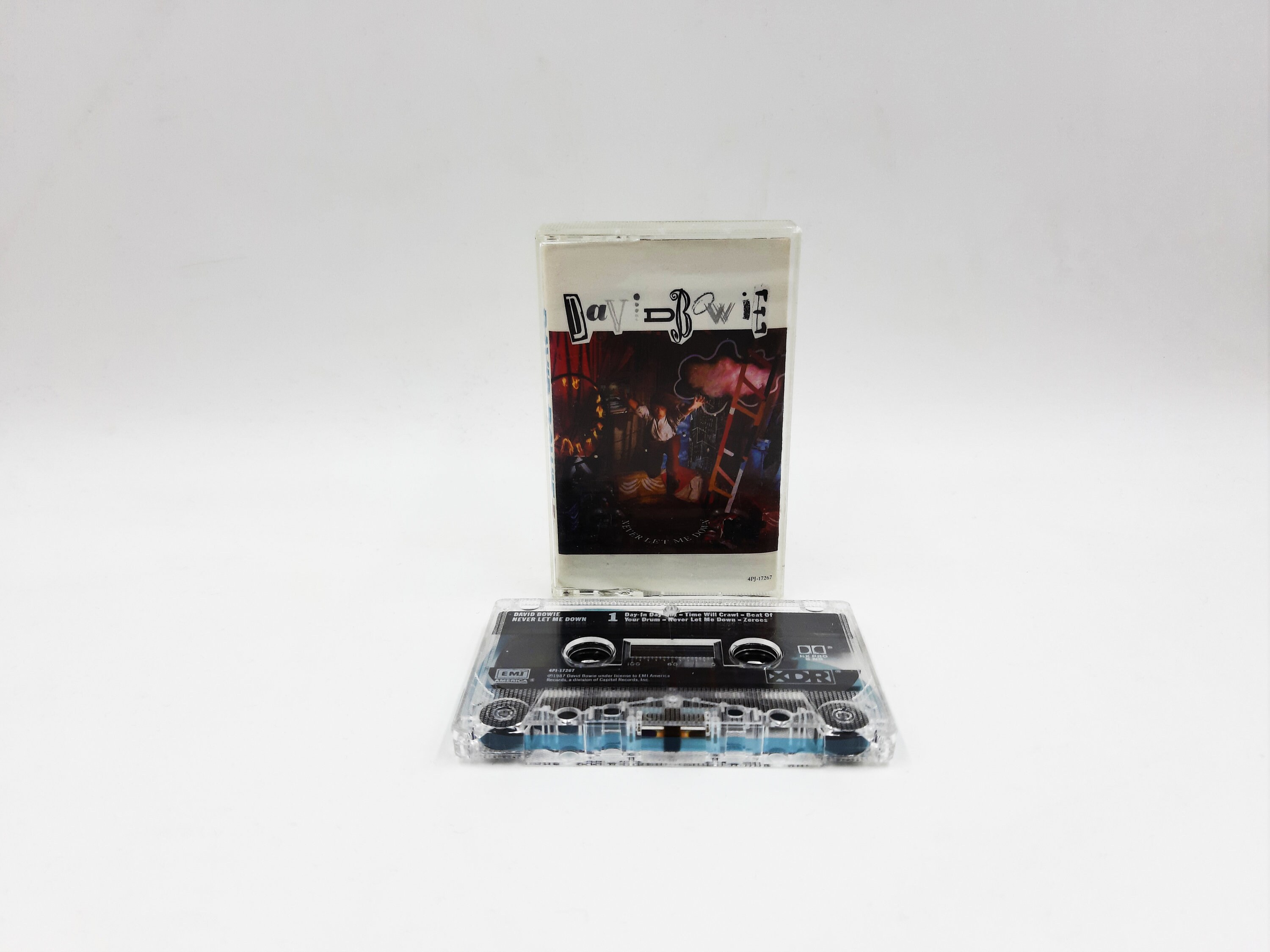David Bowie Never Let Me Down CASSETTE Tape EMI 4PJ-17267