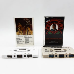 2 Xmas Cassettes/ Elvis&#39; Christmas Album (1985) G+/ Christmas to Elvis from The Jordanaires (1978) G+