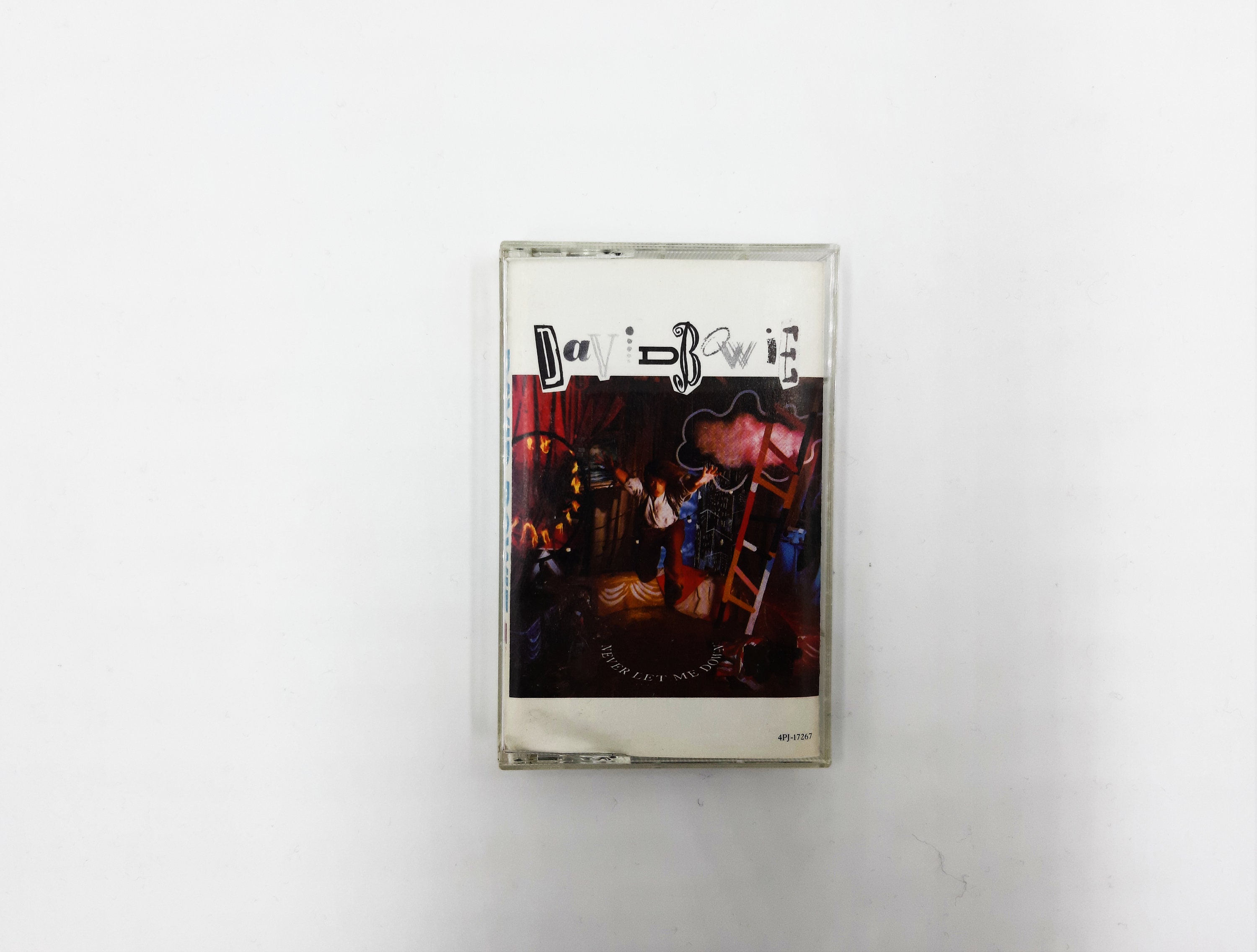 David Bowie Never Let Me Down CASSETTE Tape EMI 4PJ-17267