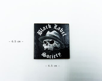 Magnet/ Black Label Society/ Printed on Wood