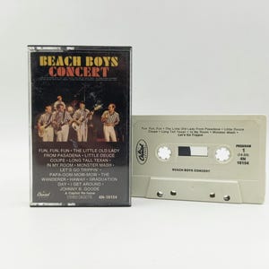Beach Boys - Concierto/ Casete usado/ Capitol/ 1981/ Casete estéreo/ 4N-16154