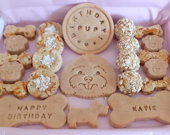 Bichon personalised doggy treats, natural ingredients, nothing artificial added, gluten free and vegan