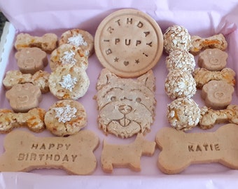 Westie, West Highland White Terrier personalised doggy treats, natural ingredients, nothing artificial added, gluten free and vegan