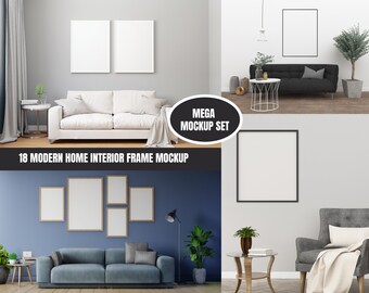 Frame Mockup Bundle Etsy