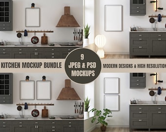 Download Kitchen Frame Mockup Etsy