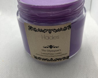 Hades Scented Soy Ancient Greece Olympian Gods Ambience Candle With FREE Necklace