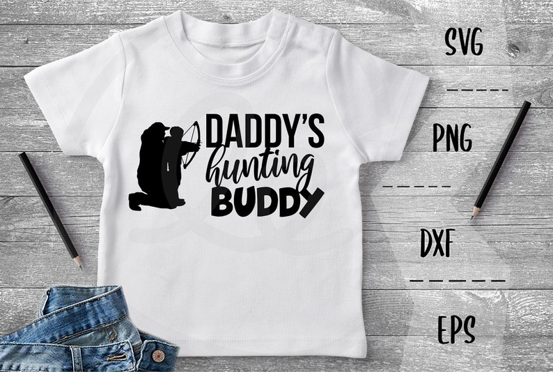 Download Daddy's Hunting Buddy SVG Hunting Family Hunting Father | Etsy