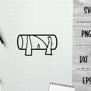 Wc-papier SVG Empty Roll 2020 Liep uit geen voorraad - PNG EpS DXF, Cricut, Silhouet, Heat Transfer Vinyl, Clip Art, Sticker, Stencil, Vector