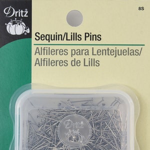 Sequin Pins for Crafts HALF POUND Box Choose Silver 3/4 or Silver 1 Straight  Pins Craft Pins Free USA Shipping 