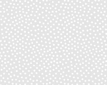Connect The Dots White on White Fabric by Michael Miller Fabrics CDX10410 Whit D *This is a 2 yard or 72 inch cut* #0