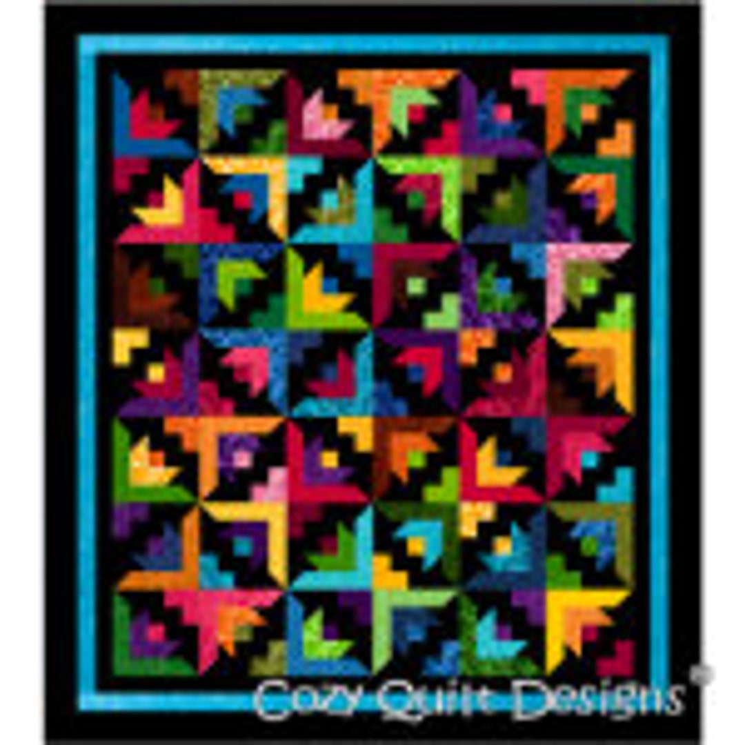 Butterfly Blooms Quilt Pattern This is a Strip Club Pattern by Etsy