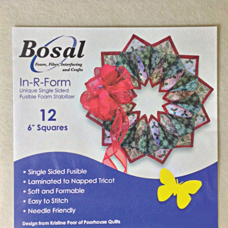 Bosal White In R Form Plus Double Sided Fusible - Sold by the yard Fusible  - Quilt in a Day