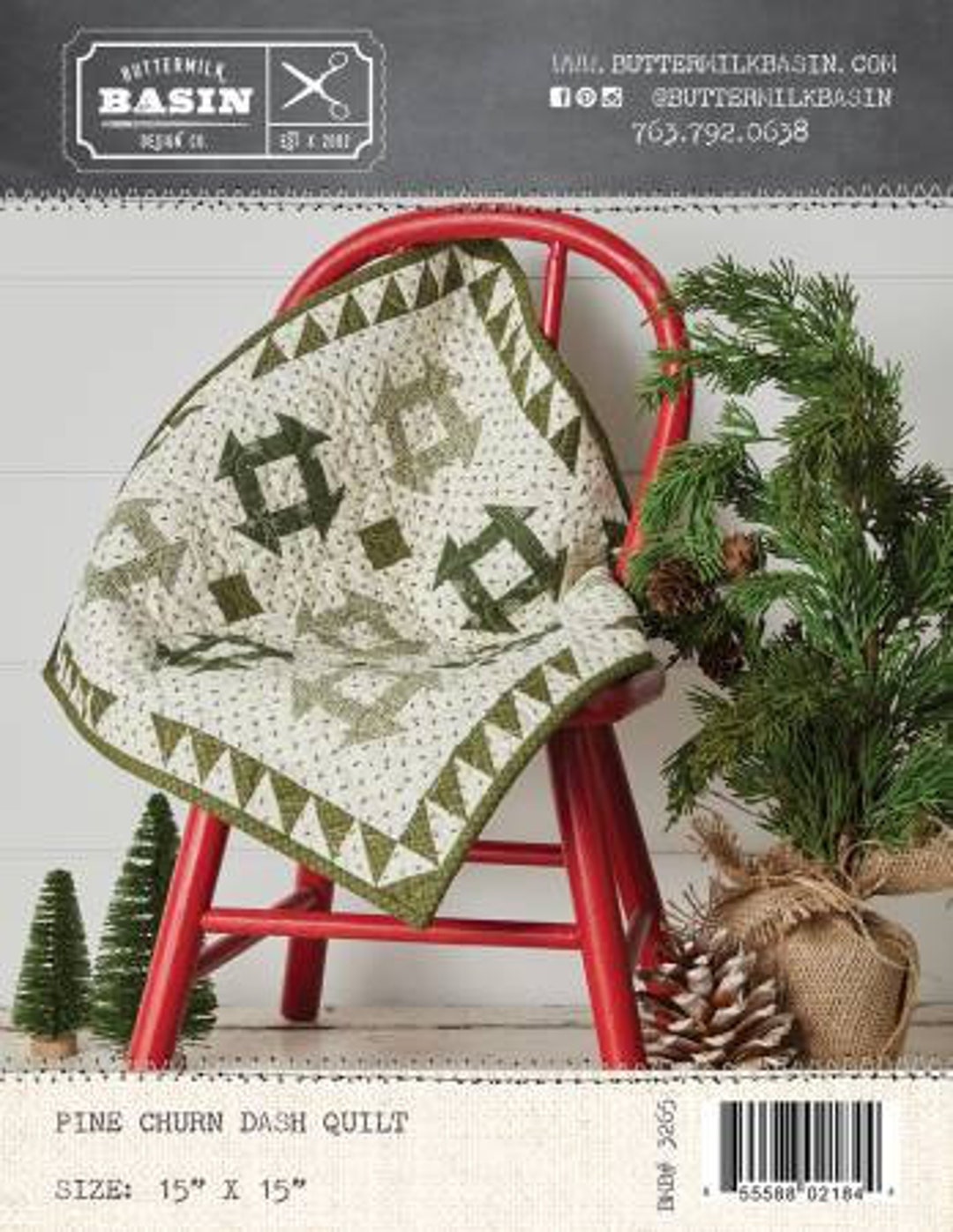 Pine Churn Dash Quilt by Buttermilk Basin Design Co BMB3265 Etsy