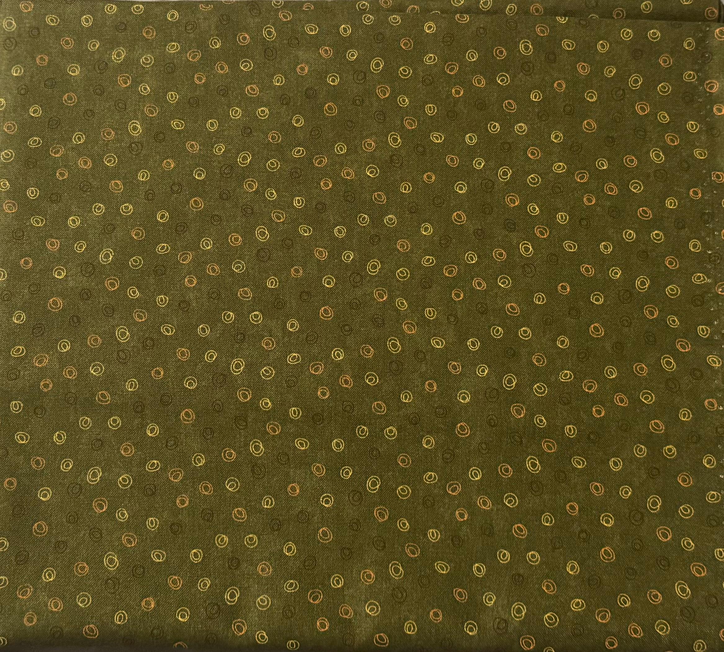 Beauty Fall Green Fabric by Sandy Gervais for Moda Fabrics 17887 14 ...