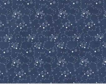Sunrise Side Navy Fabric by Minick and Simpson by Moda Fabrics 14963 18 **This is a 2 yard cut**