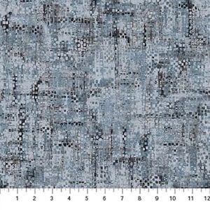 Fusion Charcoal Large Texture Print Fabric by Deborah Edwards for Northcott Fabrics 24276-98. **This is a 54 inch (1.5 yard) cut piece.**