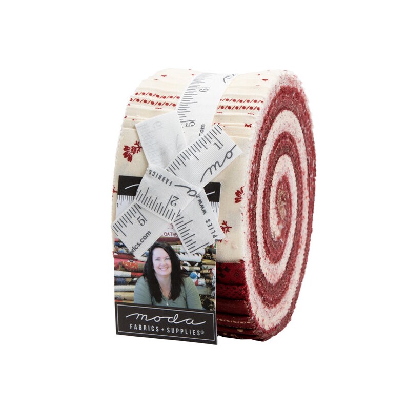 attractive price Redwork Gatherings Jelly Roll by