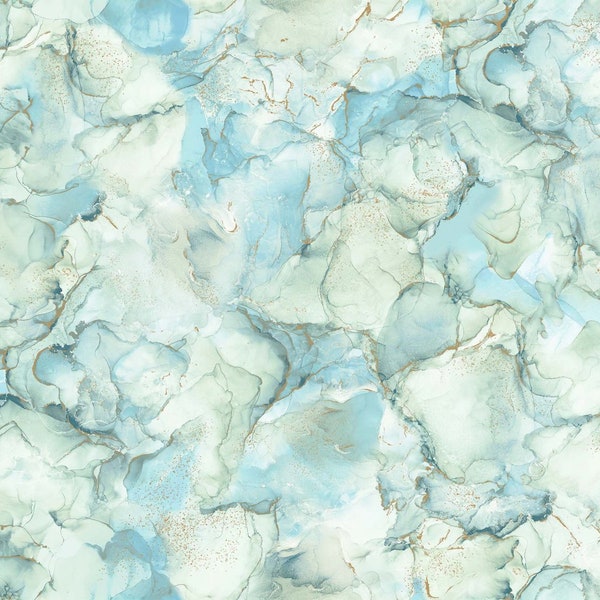 Midas Touch Sage Blue Multi Texture By Northcott Fabrics DM26833 72 **This is a 2 yard cut**