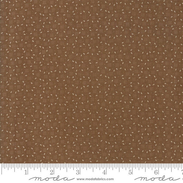 Jo's Shirtings Brown Geometric Fabric by Jo Morton for Moda Fabrics 38046 19 *This is for a 2 Yard=72 inch Cut*