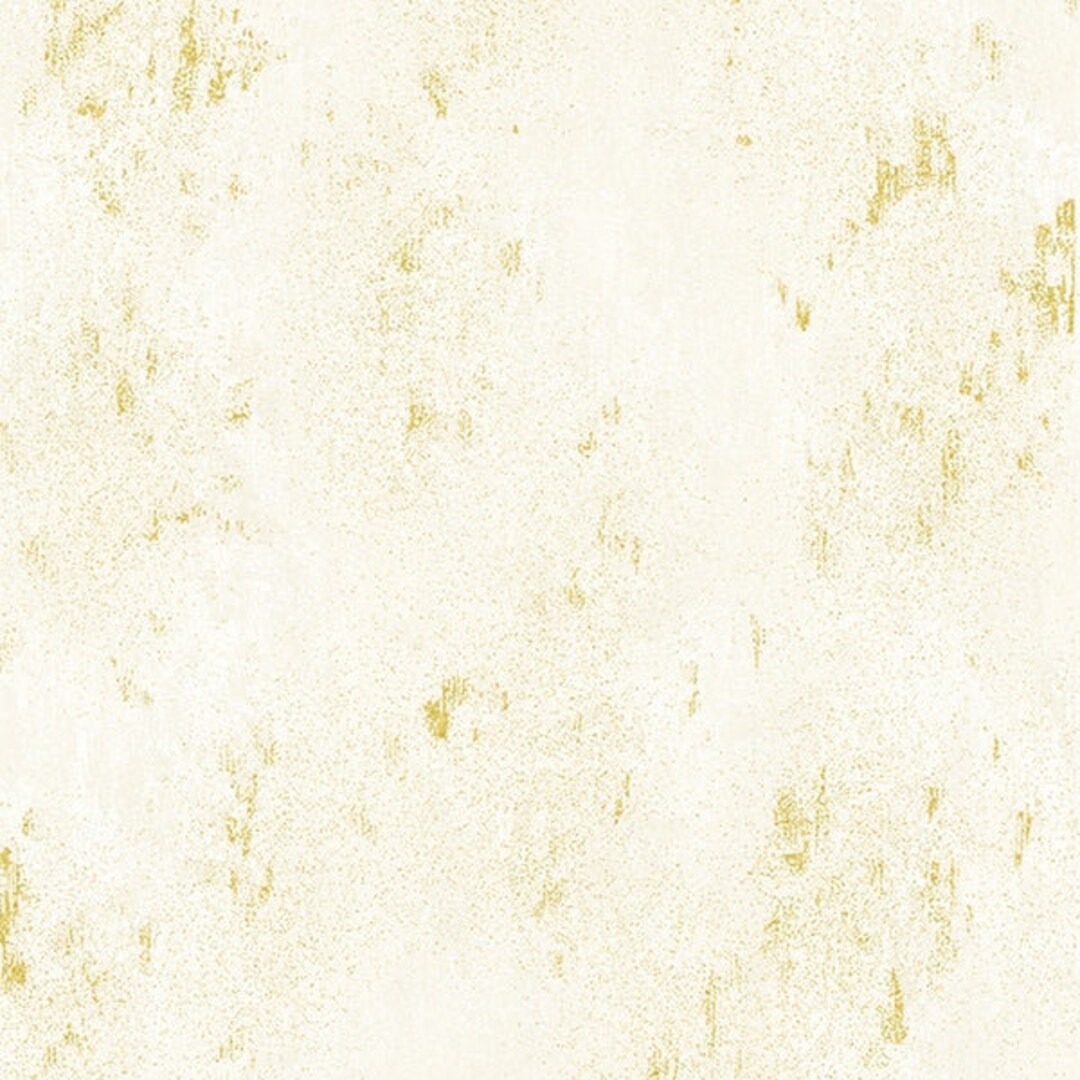 White/Gold Metallic Blend Novelty Fabric