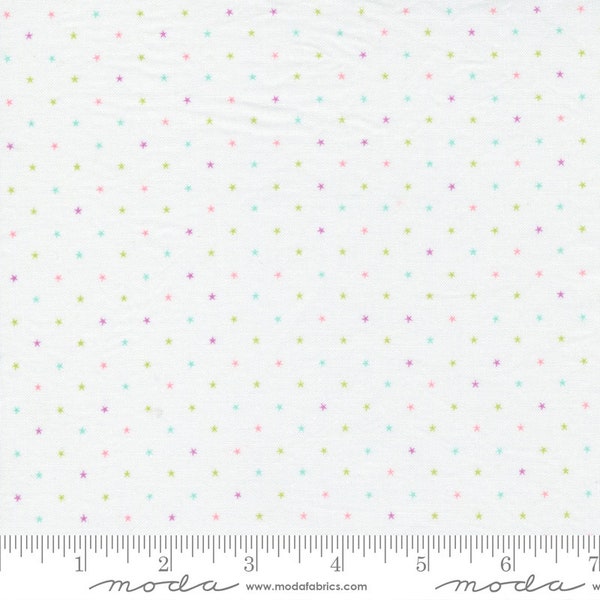 Twinkle Spring Fabric by April Rosenthal for Moda 24106 34. **This is a 72 inch (2 yard) cut piece.**