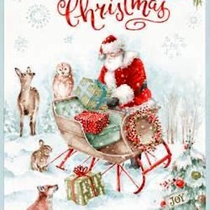 Panneau en tissu de Noël magique par Wilmington Prints (n° 96) Ce panneau mesure 23 x 44 po. n° 5