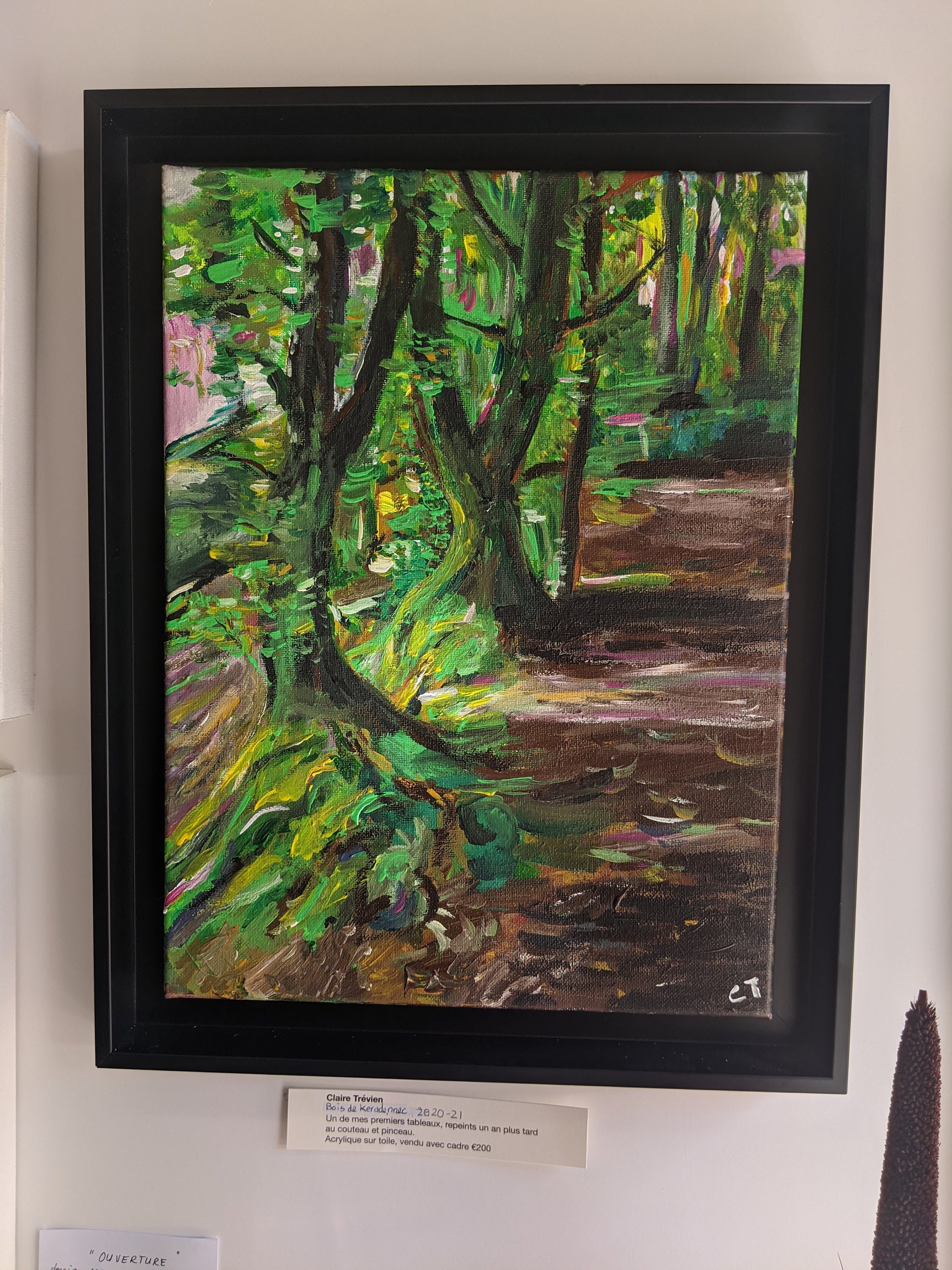 Peinture en Acrylique de Bois à Quimper | Décor Post-Impressioniste Bureau Salon Chambre