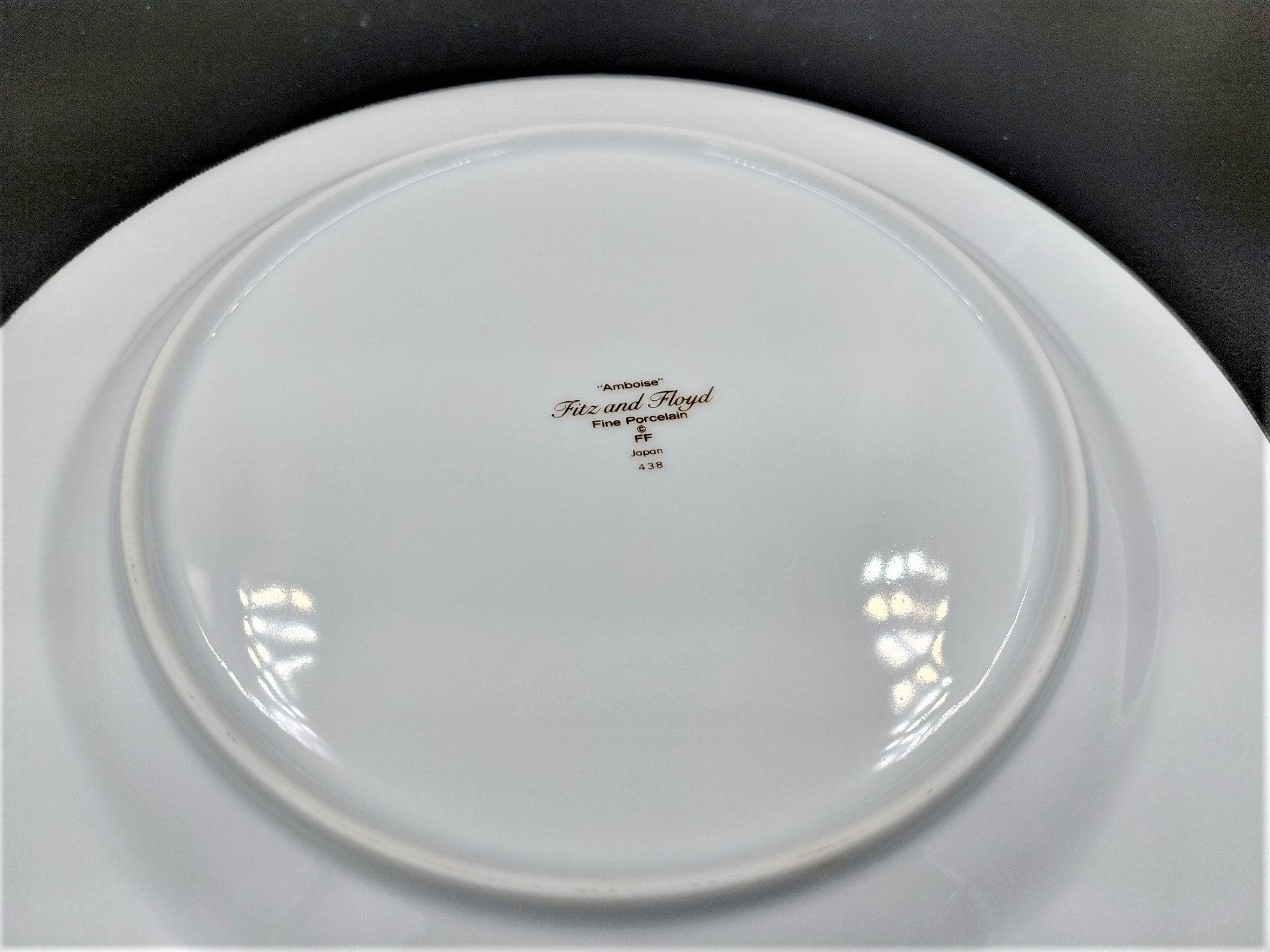 Vintage FITZ & FLOYD Fine Porcelain China Dinner Plate