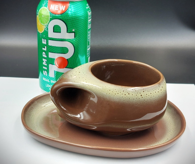 Vintage TAMAC Pottery Made in Oklahoma USA MCM Barbeque Cup & Saucer ...