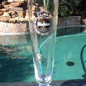WARSTEINER BEER STEIN Glass German Ale Glass Lager Stein German Beer Stein Vintage Stein