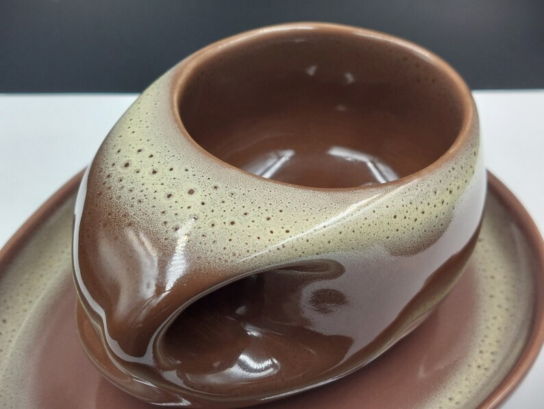 Vintage TAMAC Pottery Made in Oklahoma USA MCM Barbeque Cup & Saucer ...