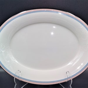 Vintage NORITAKE BREATHLESS OVAL Serving Plate Serving Platter 13.5" Noritake China Elegant Serving Plate Made In Japan